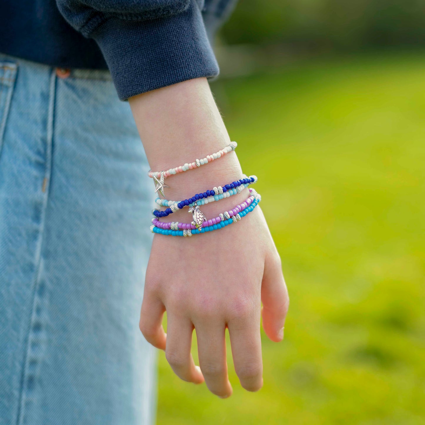 Beaded Charm Bracelet