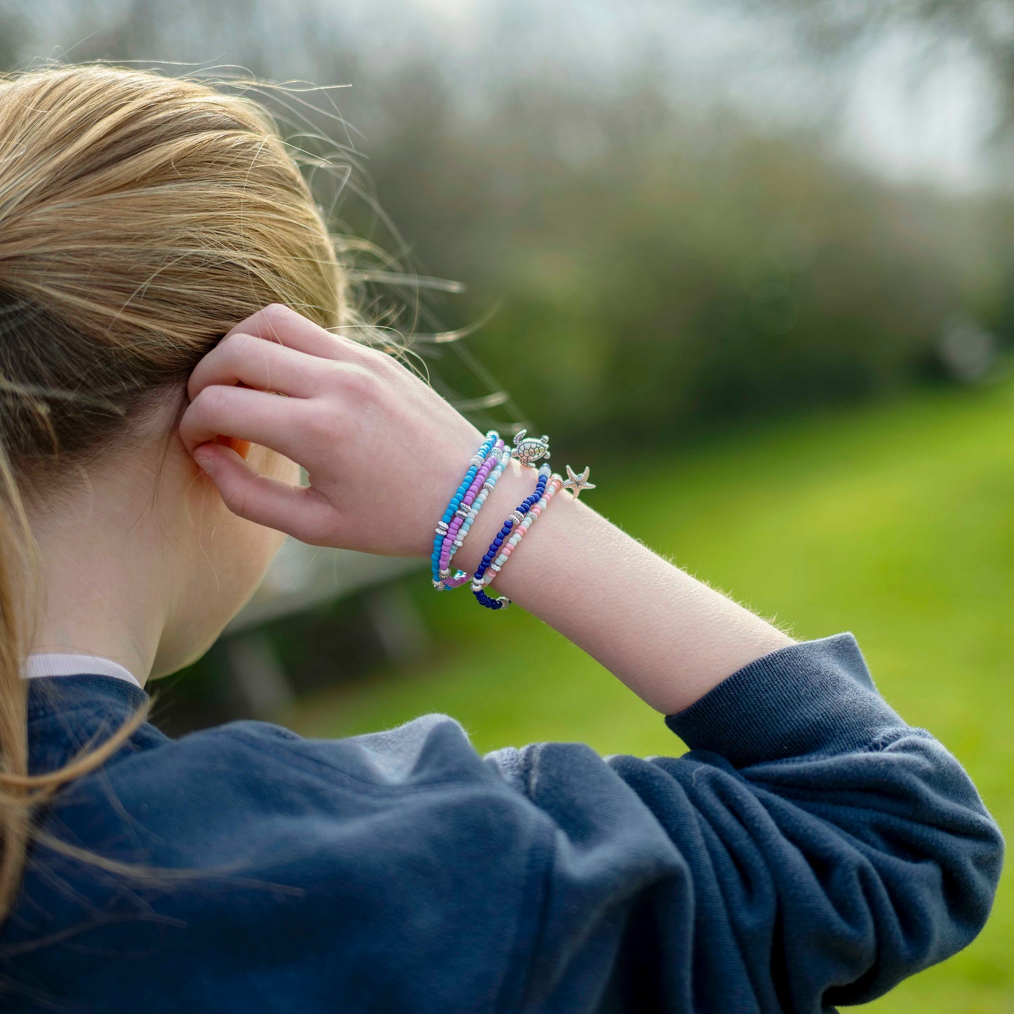 Beaded Charm Bracelet